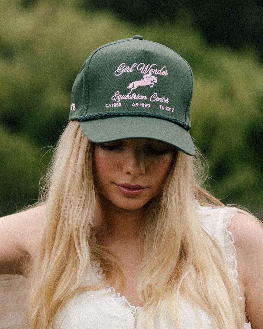the logo trucker - green