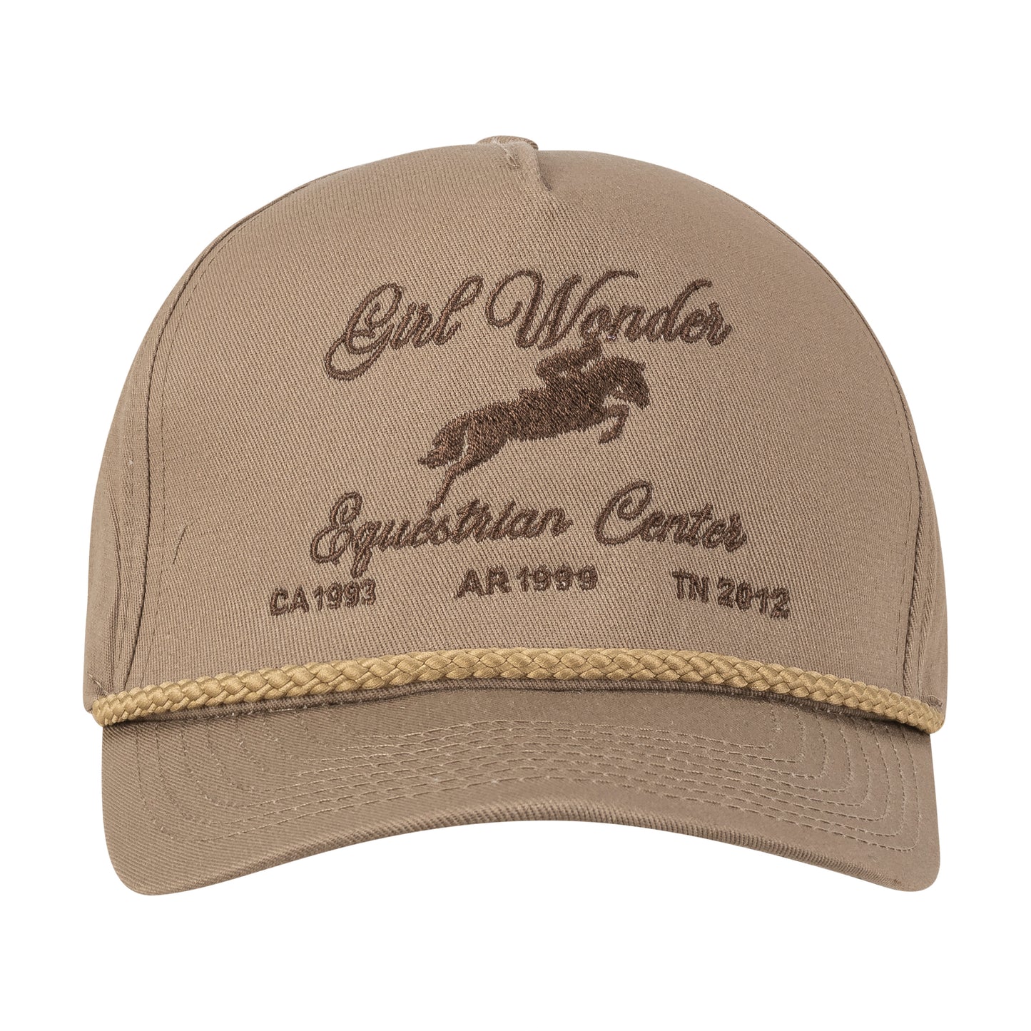the logo trucker - tan