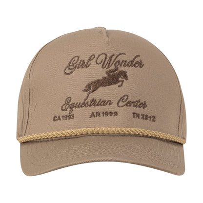 the logo trucker - tan