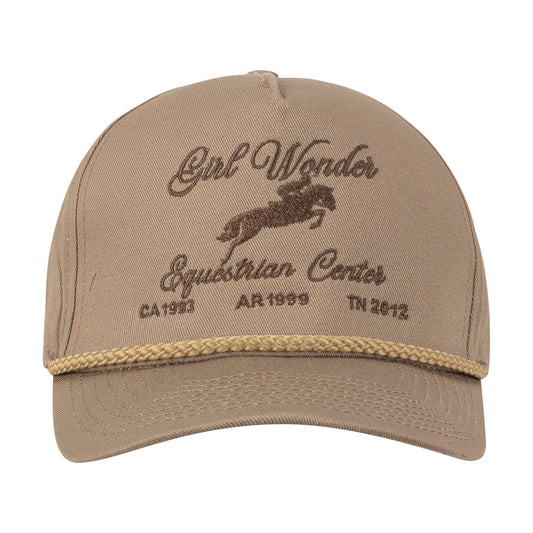 the logo trucker - tan
